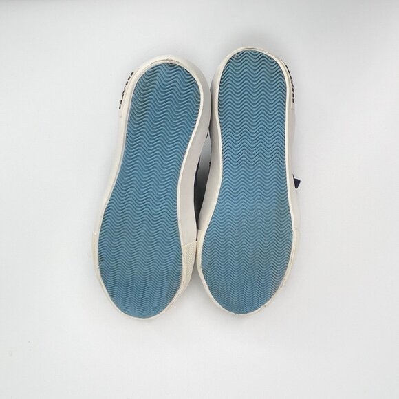 SeaVees Womens 6 Monterey Sneaker Navy Crinkled Satin Casual Shoes - Picture 11 of 11